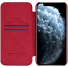 RMPACK Apple iPhone 12 / iPhone 12 Pro 6.1' Nillkin Tok Qin Series Bőrmintázattal Piros