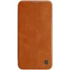 RMPACK Apple iPhone 12 / iPhone 12 Pro 6.1' Nillkin Tok Qin Series Bőrmintázattal Barna