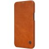 RMPACK Apple iPhone 12 / iPhone 12 Pro 6.1' Nillkin Tok Qin Series Bőrmintázattal Barna