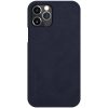 RMPACK Apple iPhone 12 / iPhone 12 Pro 6.1' Nillkin Tok Qin Series Bőrmintázattal Kék