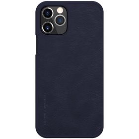   RMPACK Apple iPhone 12 / iPhone 12 Pro 6.1' Nillkin Tok Qin Series Bőrmintázattal Kék