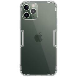   RMPACK Apple iPhone 12 / iPhone 12 Pro 6.1' Nillkin Szilikon Tok Nature Anti-Drop Ütésállóvkivitel Áttetsző
