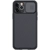 RMPACK Apple iPhone 12 / iPhone 12 Pro 6.1' Nillkin Camshield Tok Kamera lencsevédővel Textured Series Fekete