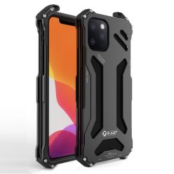   RMPACK Apple iPhone 12 / iPhone 12 Pro 6.1' Ütésálló Tok Metal Cool Series ShockProof Fekete