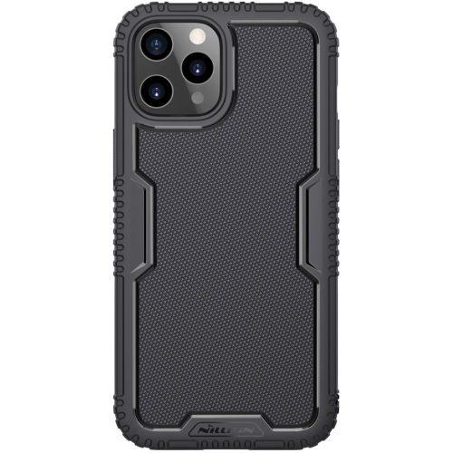 RMPACK Apple iPhone 12 / iPhone 12 Pro 6.1' Ütésálló Shockproof Tok Nillkin Tactics TPU Shell Fekete