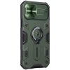 RMPACK Apple iPhone 12 / iPhone 12 Pro 6.1' Ütésálló Tok Nillkin Camshield Armor PC TPU Combo Gyűrűvel Zöld