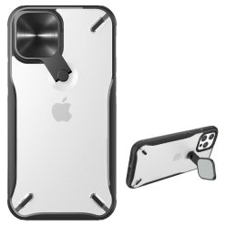   RMPACK Apple iPhone 12 / iPhone 12 Pro 6.1' Nillkin Tok CamShield Kameravédővel Kitámasztható Fekete