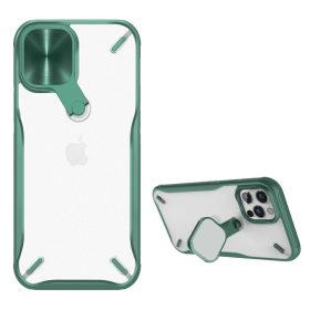   RMPACK Apple iPhone 12 / iPhone 12 Pro 6.1' Nillkin Tok CamShield Kameravédővel Kitámasztható Zöld