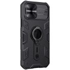 RMPACK Apple iPhone 12 / iPhone 12 Pro 6.1' Nillkin Tok Camshield Armor Series Ütésállókivitel Ring - Gyűrűs Fekete