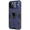 RMPACK Apple iPhone 12 / iPhone 12 Pro 6.1' Nillkin Tok Camshield Armor Series Ütésállókivitel Ring - Gyűrűs Kék
