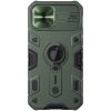 RMPACK Apple iPhone 12 / iPhone 12 Pro 6.1' Nillkin Tok Camshield Armor Series Ütésállókivitel Ring - Gyűrűs Zöld