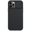 RMPACK Apple iPhone 12 / iPhone 12 Pro 6.1' Liquid Tok 3in1 Nillkin Shock - Series Kamera lencsevédővel Fekete
