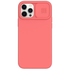   RMPACK Apple iPhone 12 / iPhone 12 Pro 6.1' Liquid Tok 3in1 Nillkin Shock - Series Kamera lencsevédővel Piros