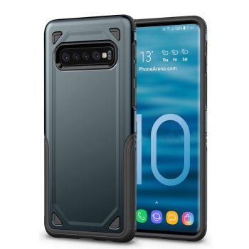 Samsung Galaxy S10 Plus Armor Tok Rugged Series Hybrid Plastic Sötétkék   Samsung Galaxy S10 Plus Armor Tok Rugged Series Hybrid Plastic Sötétkék