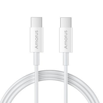 AMORUS Töltő Kábel USB Adatkábel 1.5M 5A 100W Type C - Type C 2.0 Univerzális   AMORUS Töltő Kábel USB Adatkábel 1.5M 5A 100W Type C - Type C 2.0 Univerzális