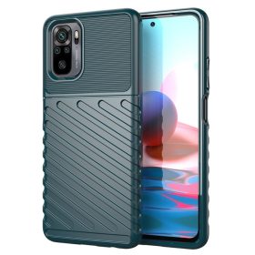   RMPACK Xiaomi Redmi Note 10 Szilikon Tok Twill Ütésálló Thunder Series Kivitel Zöld