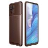 RMPACK Xiaomi Redmi Note 10 Tok Szilikon TPU NEW Carbon Fiber - Karbon Minta Barna