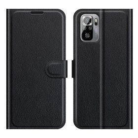   RMPACK Xiaomi Redmi Note 10 Notesz Tok Business Series V2 Kitámasztható Bankkártyatartóval Fekete