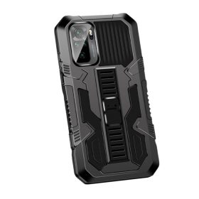   RMPACK Xiaomi Redmi Note 10 Ütésálló Tok Hybrid Airbag ARMOR Ütéscsökkentő Anti-Drop Fekete