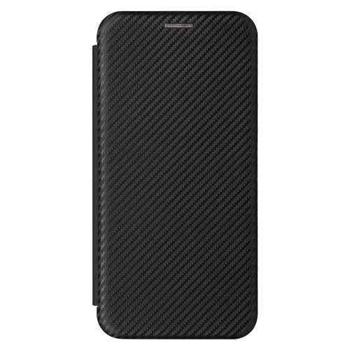 RMPACK Xiaomi Redmi Note 10 Karbon Mintás Notesz Tok Kitámaszható Fekete