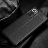 RMPACK Xiaomi Redmi Note 10 Pro Szilikon Tok Bőrmintázattal TPU Prémium Fekete