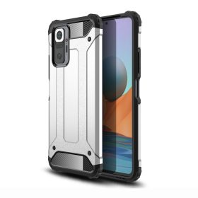   RMPACK Xiaomi Redmi Note 10 Pro Ütésálló Armor Tok Guard Series 2in1 Ezüst