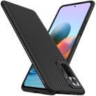 RMPACK Xiaomi Redmi Note 10 Pro Tok Szilikon Tok JazzTwill Series Fekete