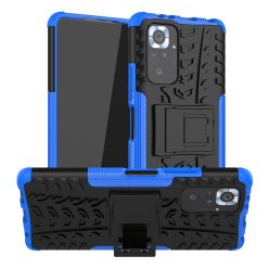   RMPACK Xiaomi Redmi Note 10 Pro Ütésálló Tok Kitámasztható 2in1 Hybrid Kék