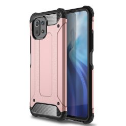   RMPACK Xiaomi Mi 11 Lite 4G/5G Ütésálló Armor Tok Guard Series 2in1 Rózsaarany