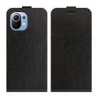 RMPACK Xiaomi Mi 11 Lite 4G/5G Flip Tok Kártyatartóval Mágneses Fekete