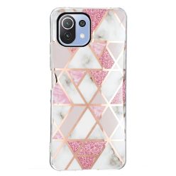   RMPACK Xiaomi Mi 11 Lite 4G/5G Szilikon Tok Mintás Marble Style A01