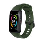 RMPACK Honor Band 6 Pótszíj Óraszíj Szilikon - Sport Style SötétZöld
