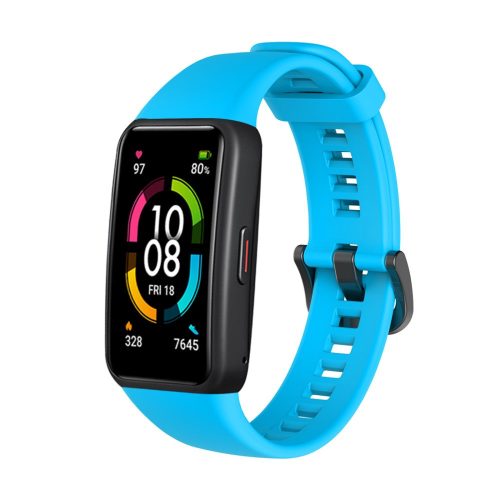 RMPACK Honor Band 6 Pótszíj Óraszíj Szilikon - Sport Style Világoskék