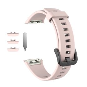   RMPACK Honor Band 6 Pótszíj Óraszíj Szilikon - Sport Style Rózsaszín