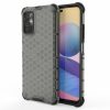 RMPACK Xiaomi Redmi Note 10 5G Ütésállókivitel Szilikon Tok Honeycomb Shock-Proof TPU Fekete