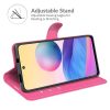 RMPACK Xiaomi Redmi Note 10 5G Notesz Tok Business Series V2 Kitámasztható Bankkártyatartóval Pink
