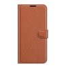 RMPACK Xiaomi Redmi Note 10 5G Notesz Tok Business Series V2 Kitámasztható Bankkártyatartóval Barna