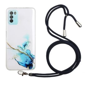   RMPACK Xiaomi Redmi Note 10 5G TPU Mintás Szilikon Tok Nyakba Akasztható Pánttal A01
