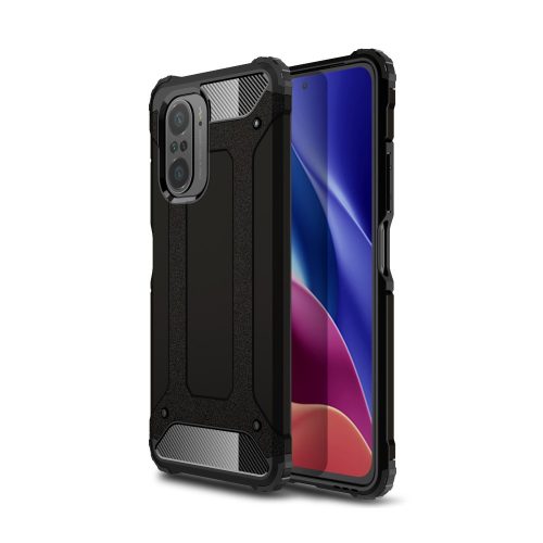 RMPACK Xiaomi Poco F3 / Mi 11i 5G Ütésálló Armor Tok Guard Series 2in1 Fekete