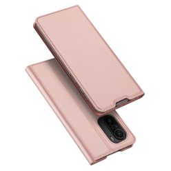   RMPACK Xiaomi Poco F3 / Mi 11i 5G Tok Dux Ducis Skin Pro Series Notesz Kártyatartóval Premium Rózsaszín
