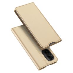   RMPACK Xiaomi Poco F3 / Mi 11i 5G Tok Dux Ducis Skin Pro Series Notesz Kártyatartóval Premium Arany