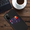 RMPACK Xiaomi Poco F3 / Mi 11i 5G Tok Bankkártyatartóval Bőrmintázattal Műanyag Fekete