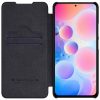 RMPACK Xiaomi Poco F3 / Mi 11i 5G Nillkin Tok Qin Series Bőrmintázattal Fekete