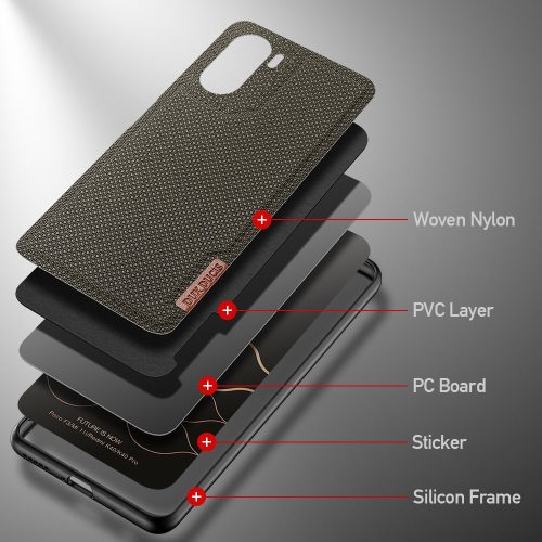 RMPACK Xiaomi Poco F3 / Mi 11i 5G Dux Ducis Szilikon Tok TPU Fino Series Zöld