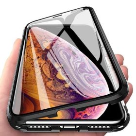   Xiaomi Poco X3 NFC / Poco X3 Pro Tok Mágneses Full Body - Magnetic 2in1 Teljes védelemmel Előlapi Üveggel Fekete