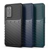 RMPACK OnePlus 9 Szilikon Tok Twill Ütésálló Thunder Series Kivitel Fekete