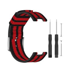   Xiaomi Amazfit T-REX Pótszíj Nylon Szövet Óraszíj Fekete-Piros