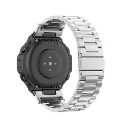   Xiaomi Amazfit T-REX Fémszíj Stainless Steel Óraszíj Pótszíj Ezüst