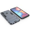 RMPACK Samsung Galaxy A20s Tok 2in1 Ütésálló - Kitámasztható TPU Hybrid Sötétkék