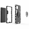 RMPACK Samsung Galaxy A42 5G Védőtok Ring Guard Gyűrűs 2in1 Tok Ütésálló - Kitámasztható TPU Hybrid Fekete